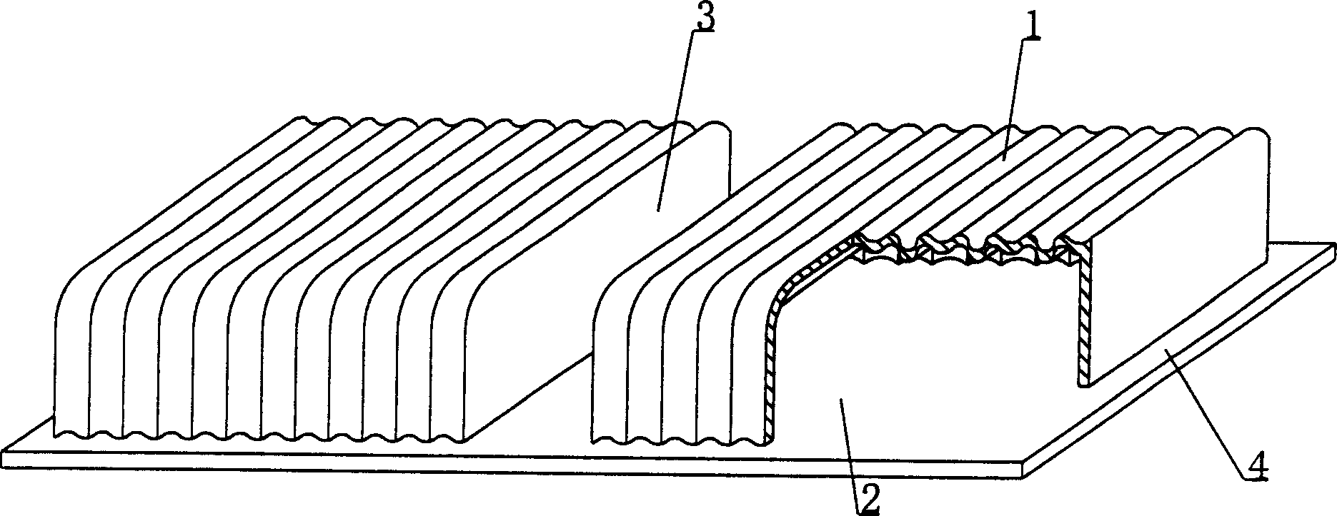 Cavity member for hollow slab