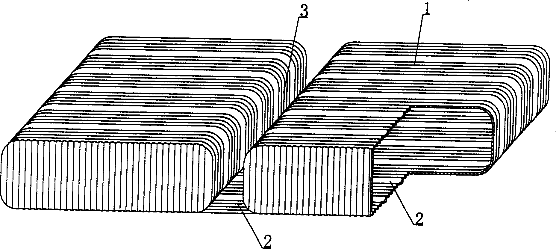 Cavity member for hollow slab