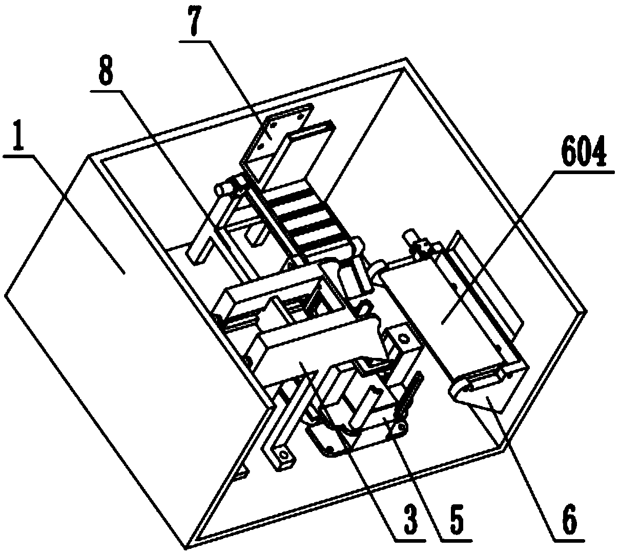 Automatic method and device for distributing dinner sets