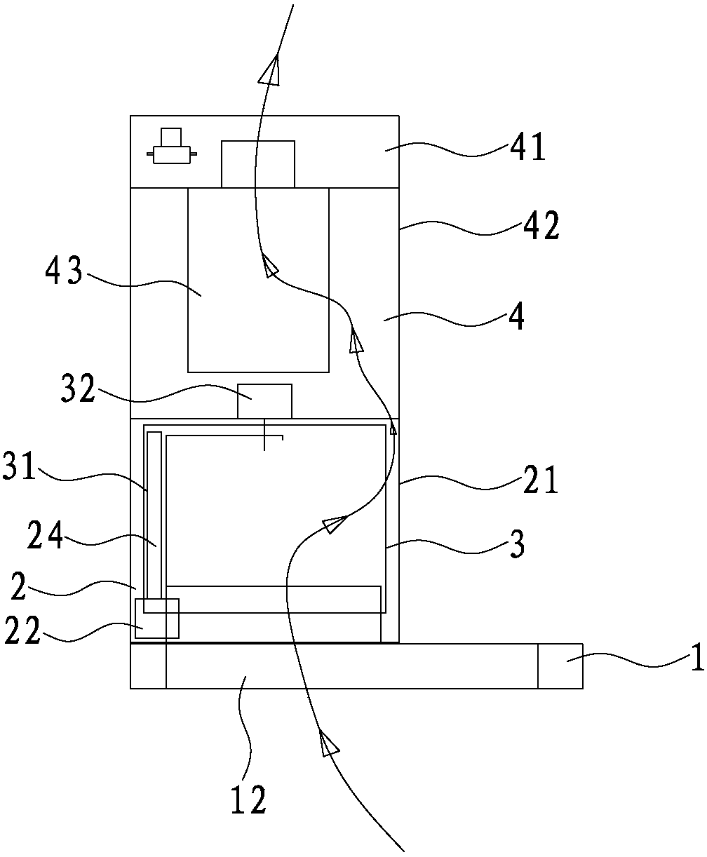 Self-cleaning smoke exhaust ventilator