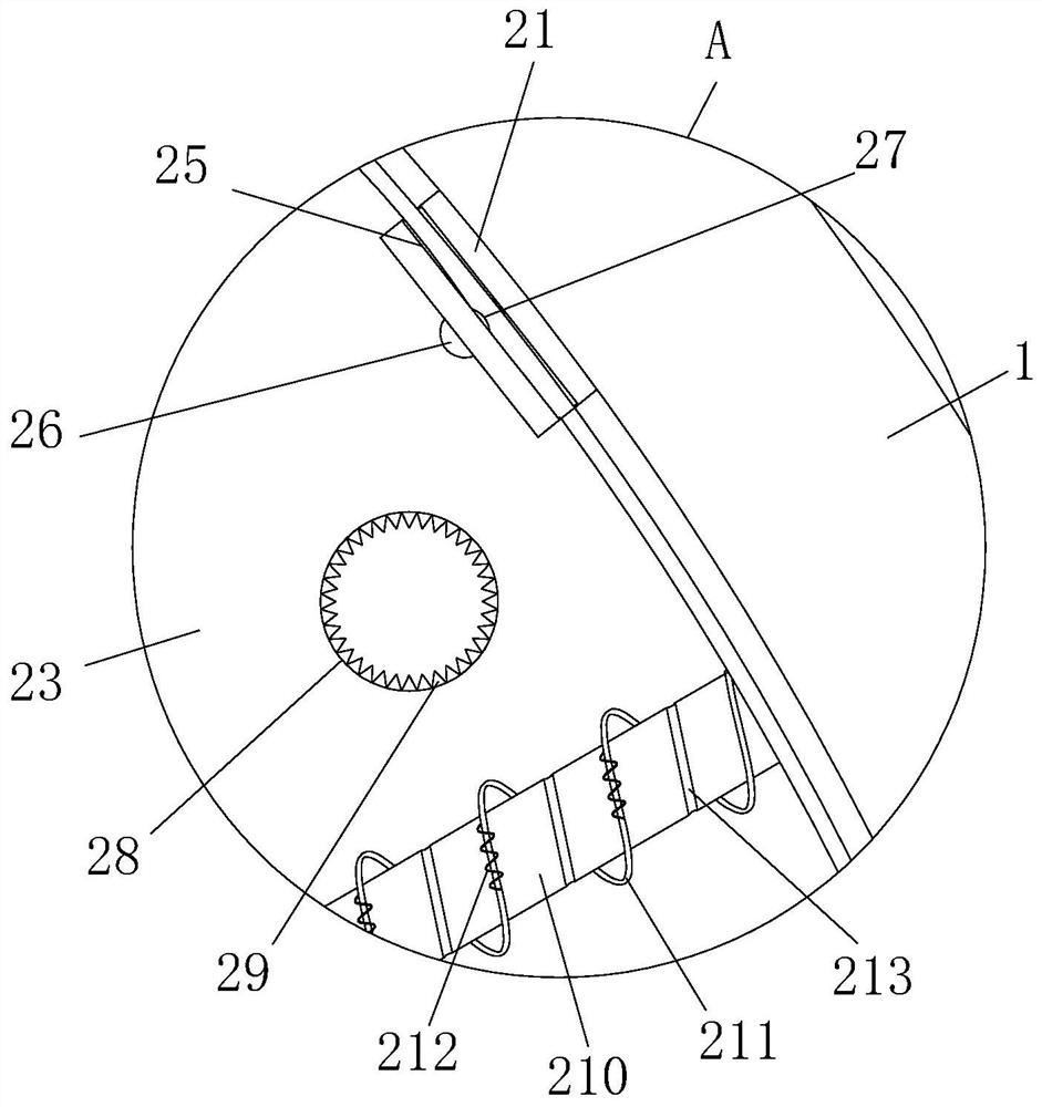 A basin-shaped household mop cleaning device capable of cleaning hair