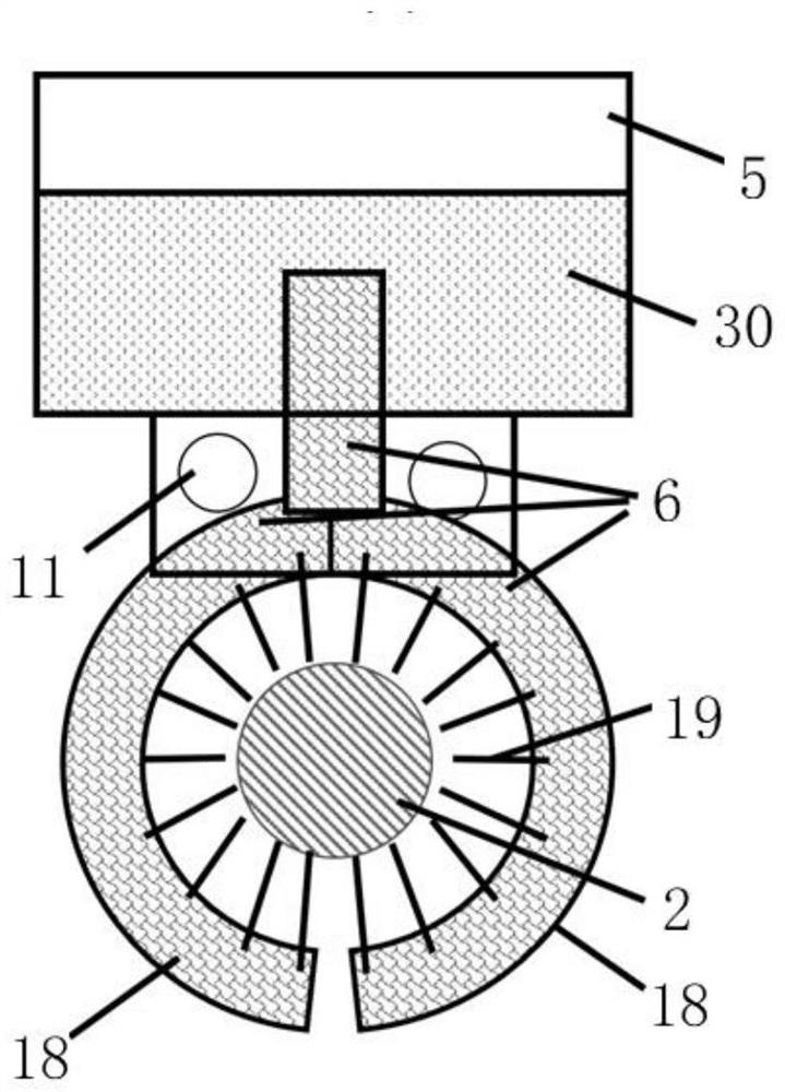 Silicone rubber cutting device and cutting method