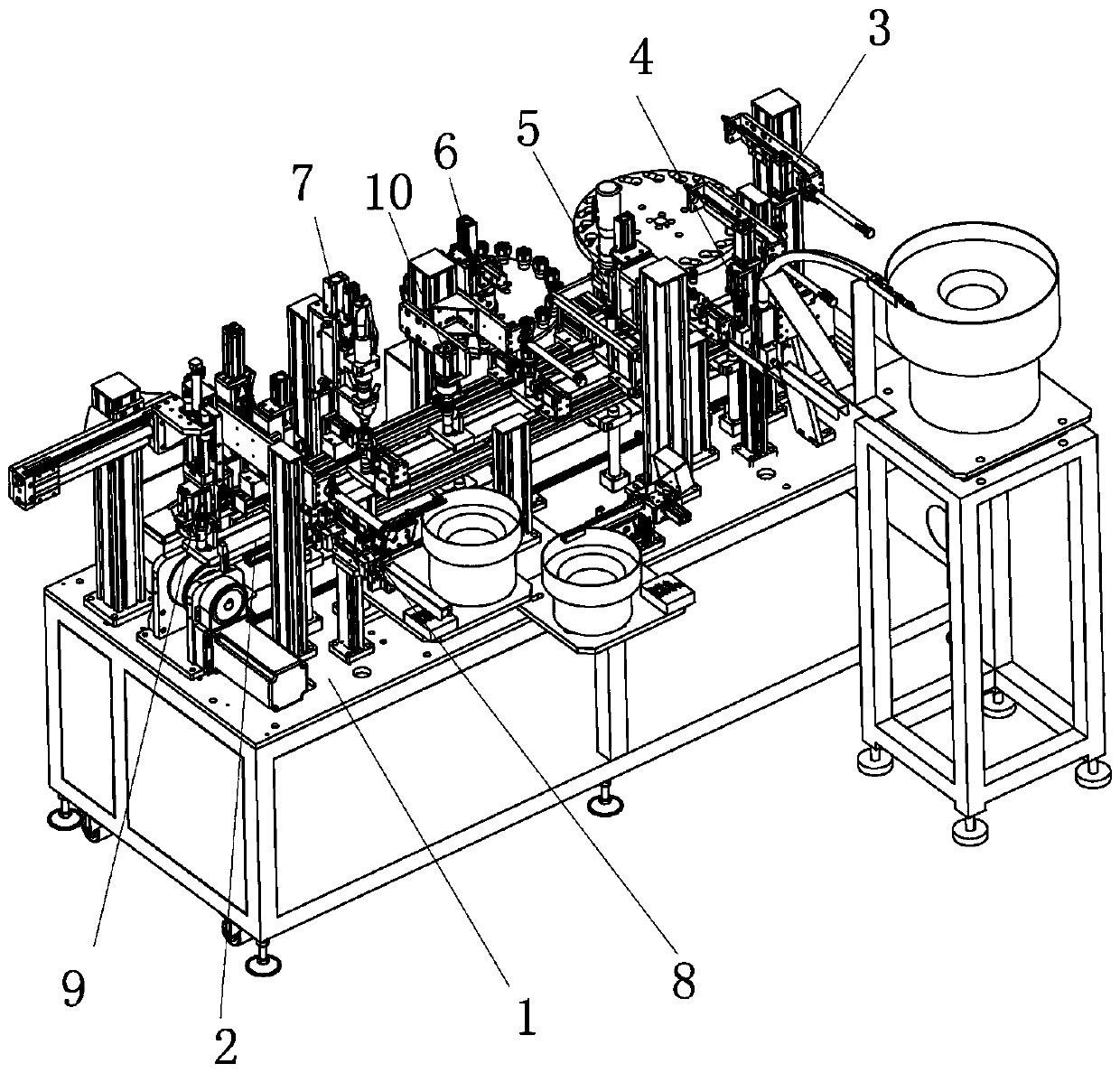 Full automatic angle valve assembly machine