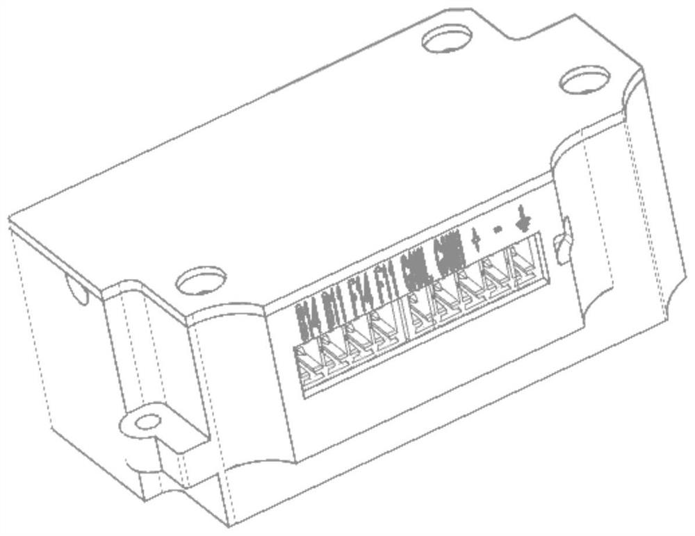 Electric quantity monitoring accessory for direct-current molded case circuit breaker