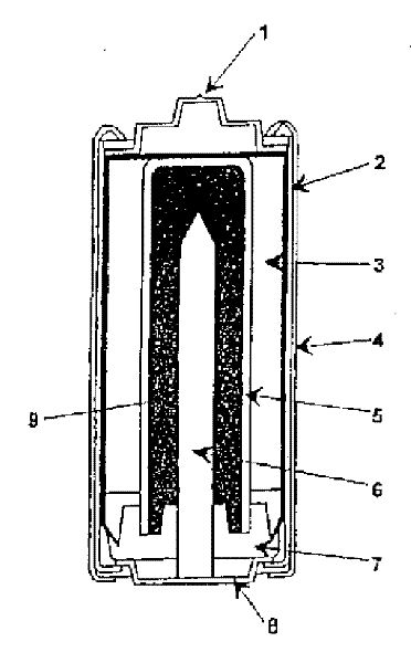 Gelating agent for alkaline cell and alkaline cell