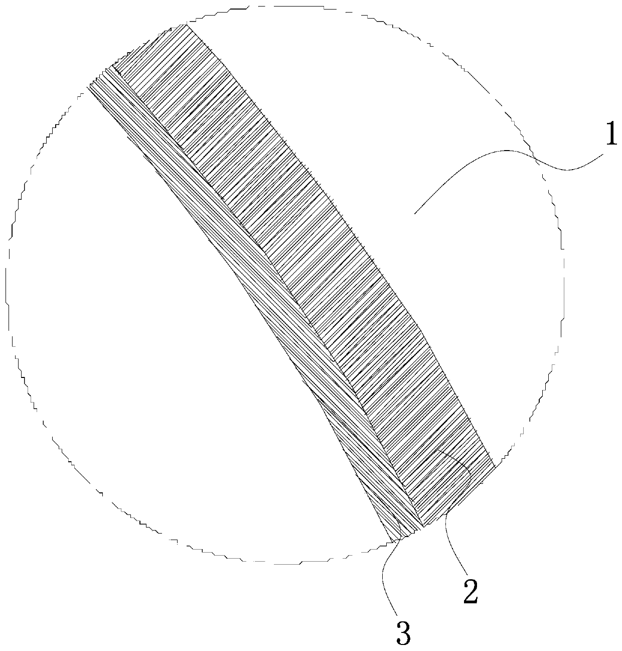Wear-resistant cylinder body of triangular rotor engine and machining method thereof
