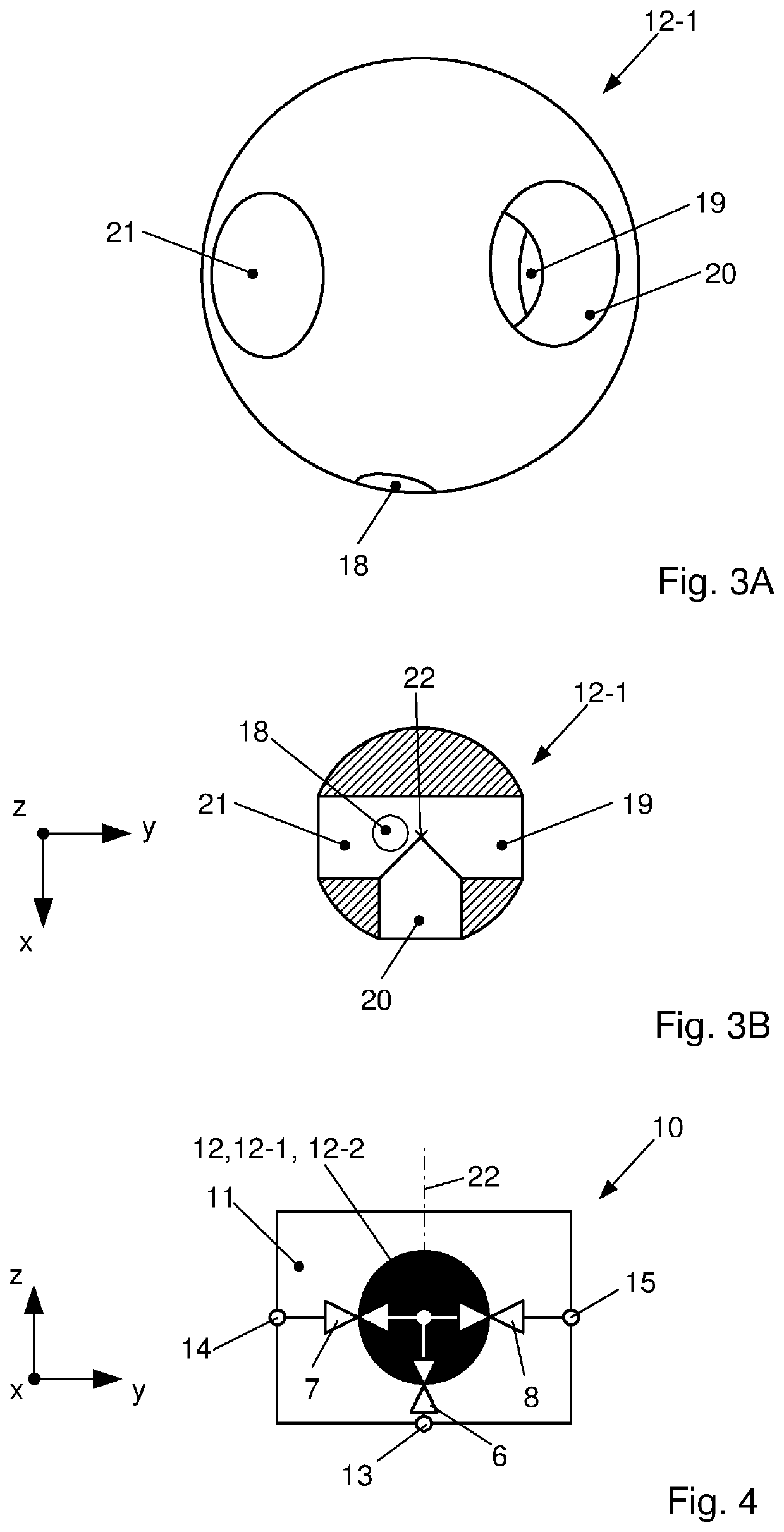 Device for regulating a flow-through and distributing a fluid in a fluid circuit