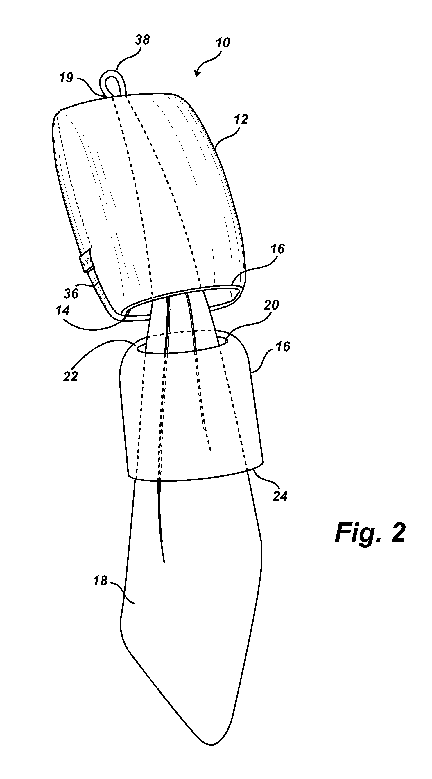 Cloth accessory with removable insert