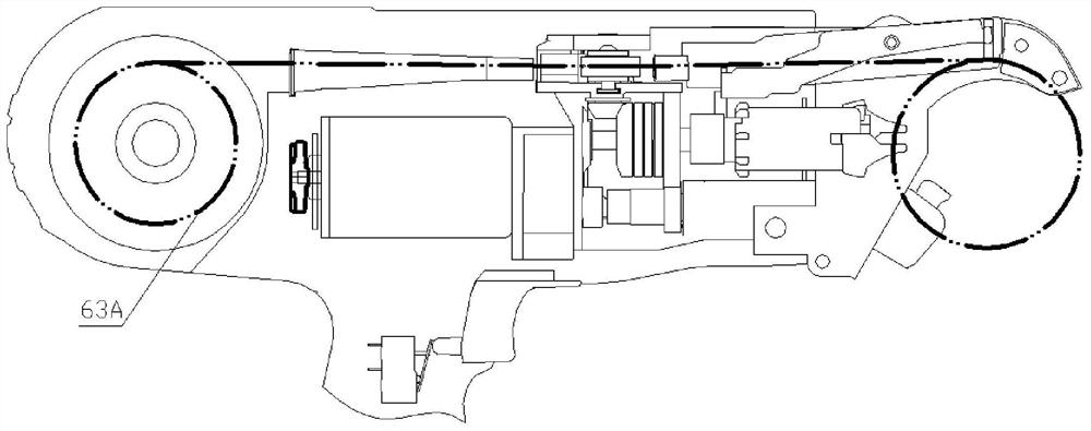 Wire feeding mechanism of steel bar binding machine and steel bar binding machine