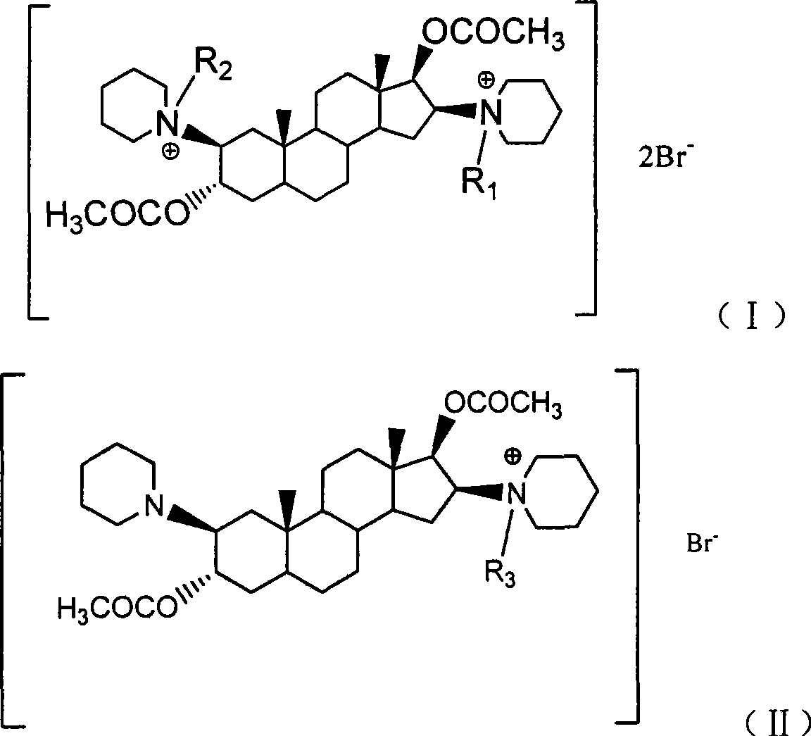 Bisamidocyanogen androstanes derivates, preparation method and use thereof