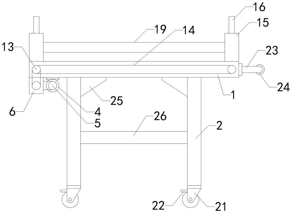 Conveying device for carton processing