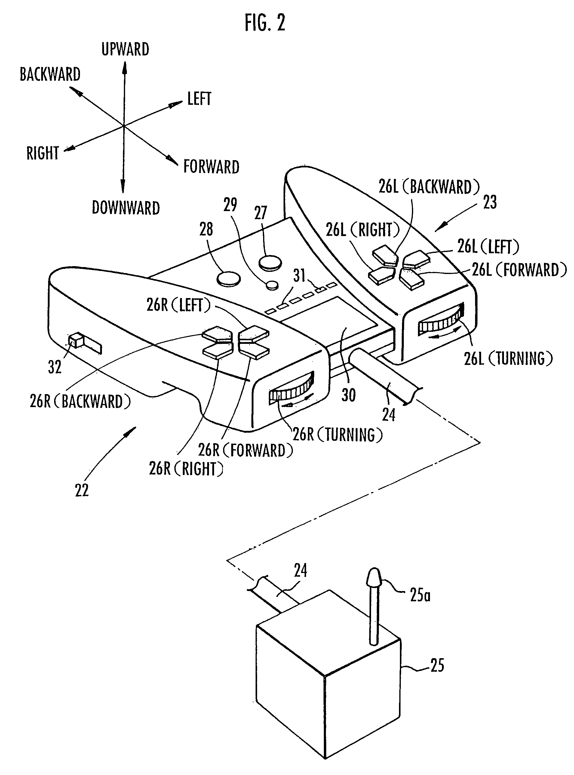 Remote control device of bipedal mobile robot