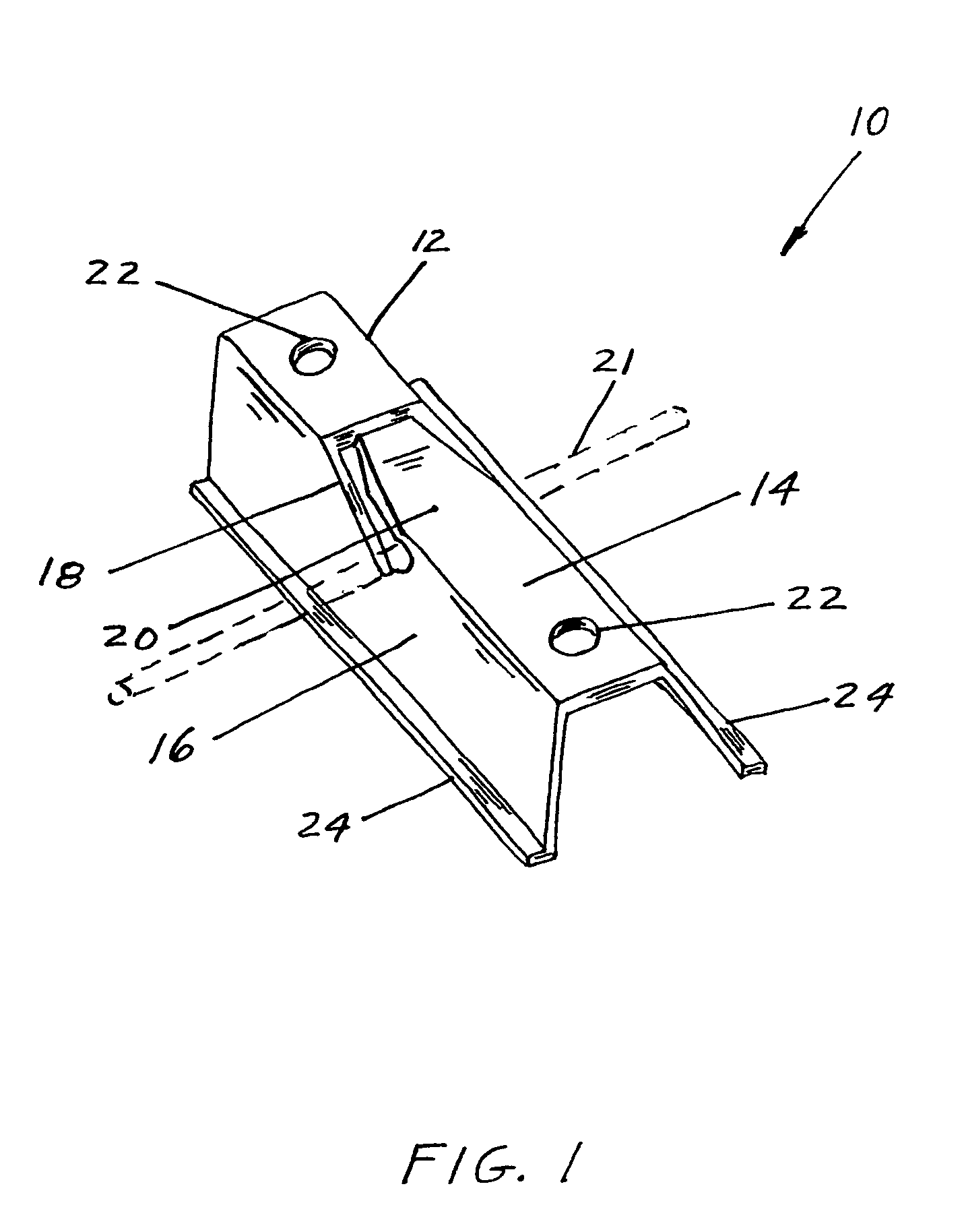 Fixture for hanging wire fence