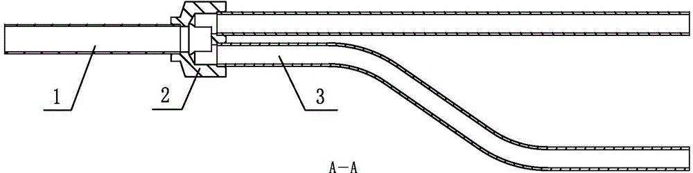 Cooling pipeline aluminum branch pipe and manufacturing method thereof