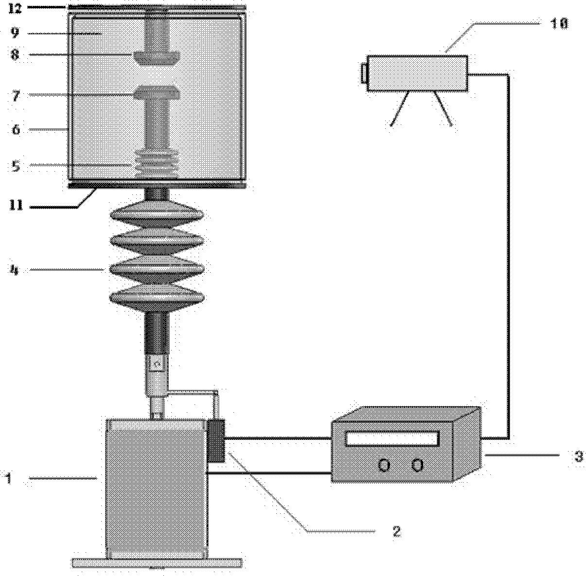 Vacuum arc observation apparatus capable of being operated with adjustable speed