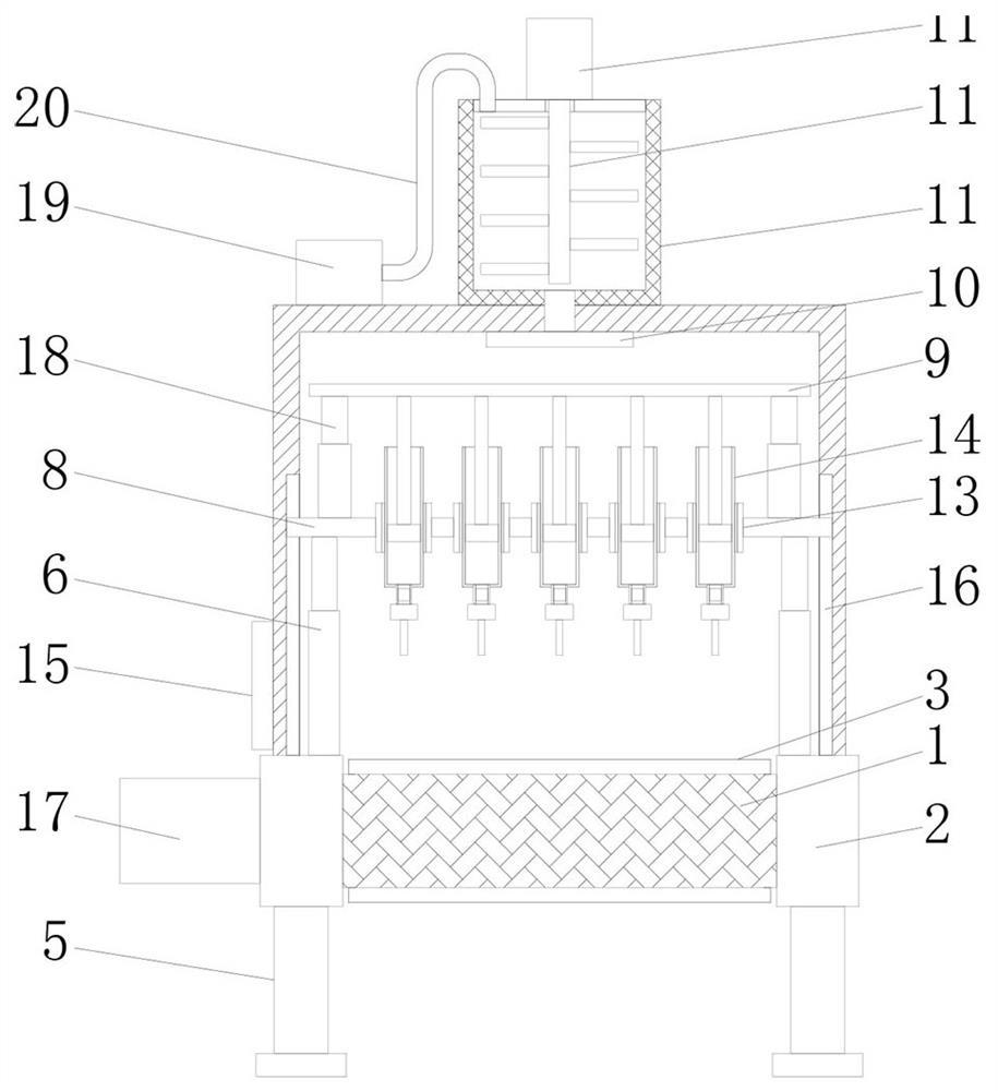 Saline injection device for preparing spiced sauced beef