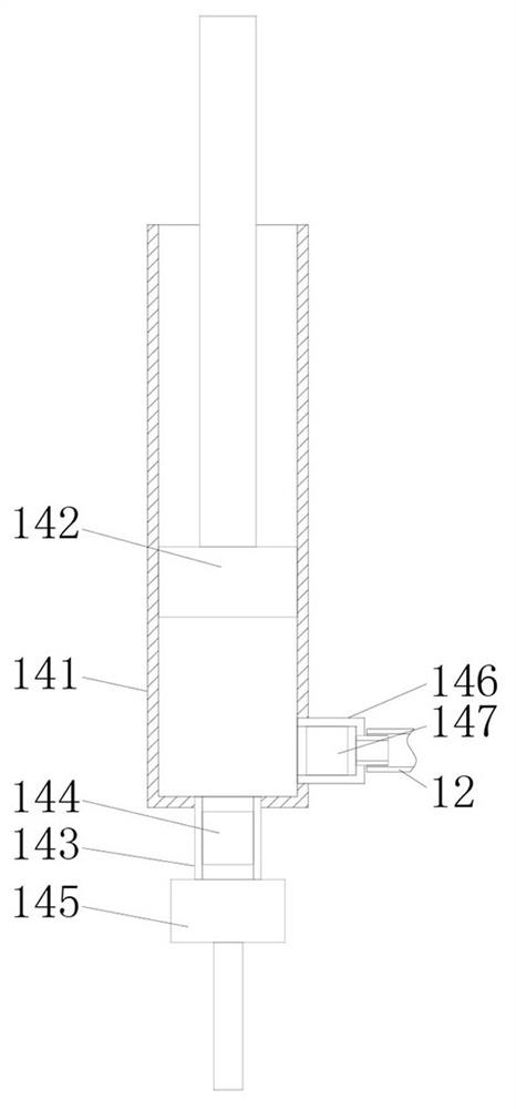 Saline injection device for preparing spiced sauced beef