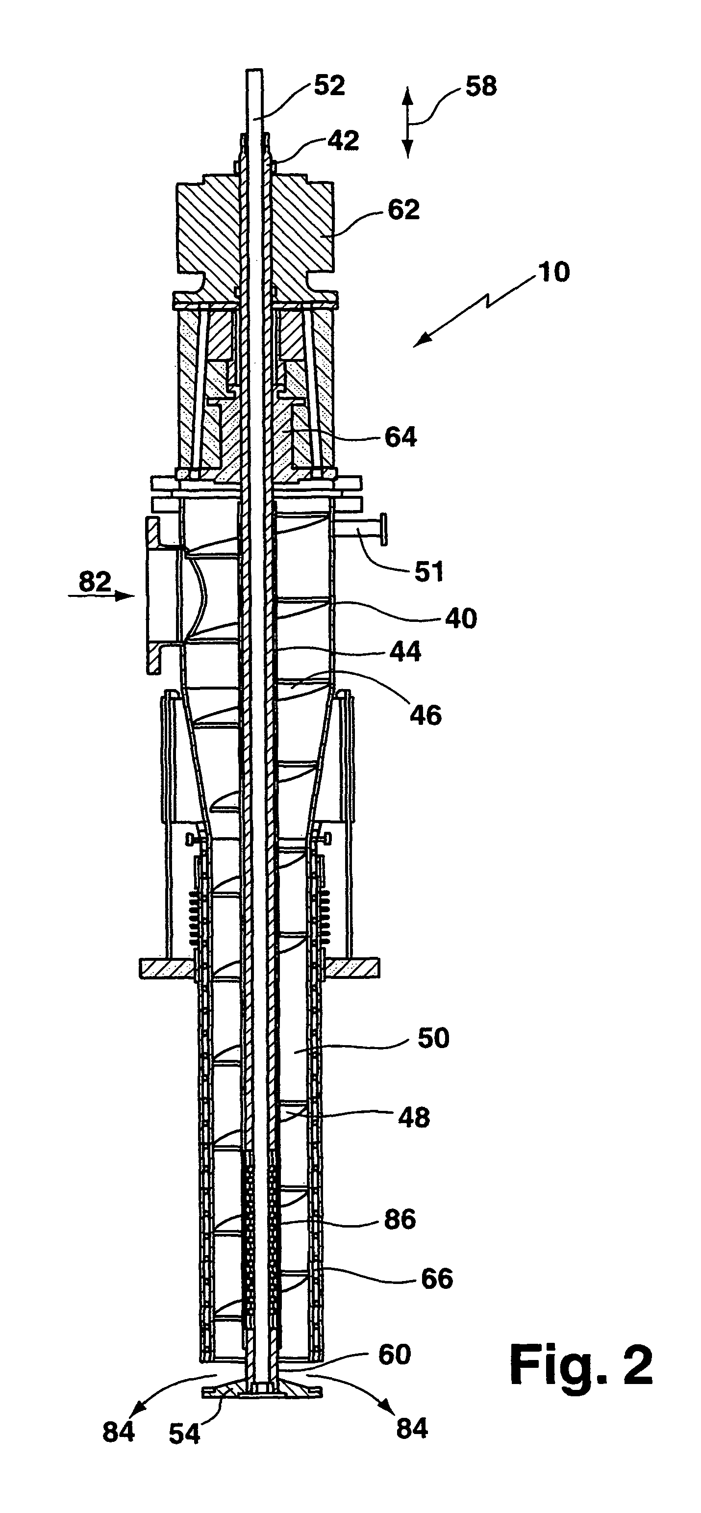 Conveying and lock system