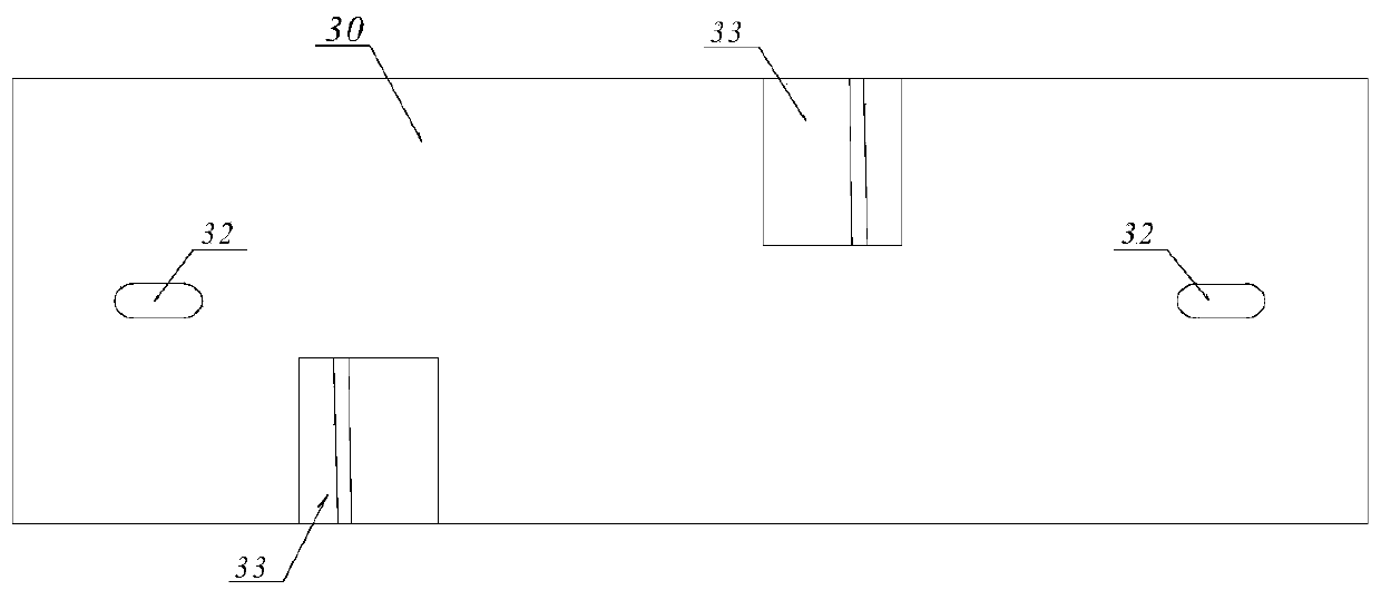 Single-toe elastic strip buckling-pressing type magnetic levitation fastener system