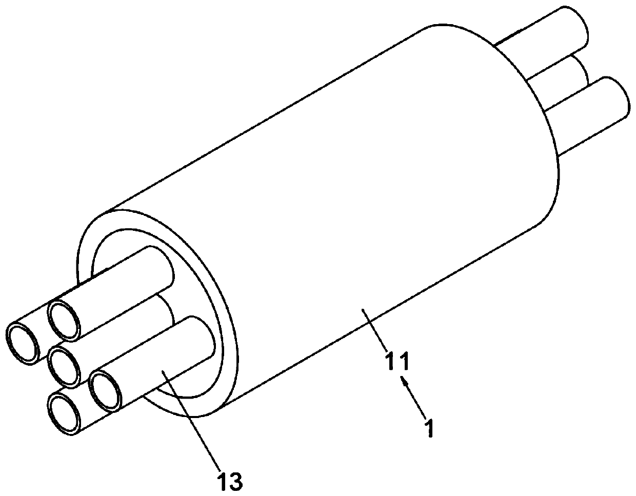 High-performance heat-resistant mineral fireproof cable