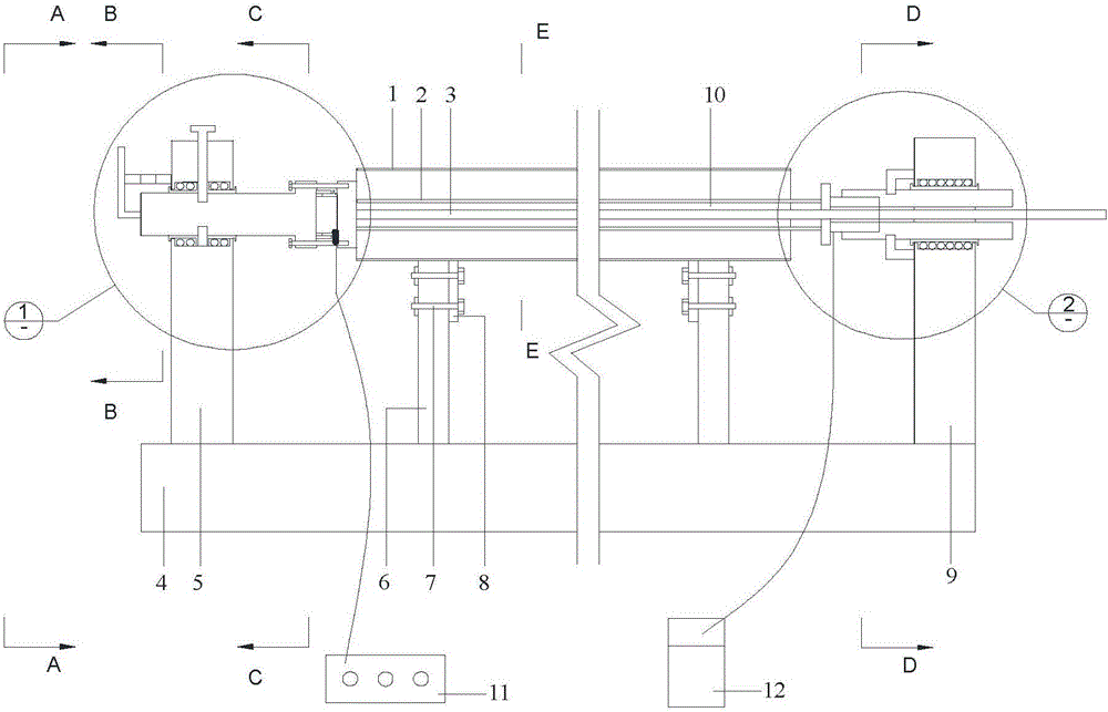 A pile foundation manufacturing device for model testing