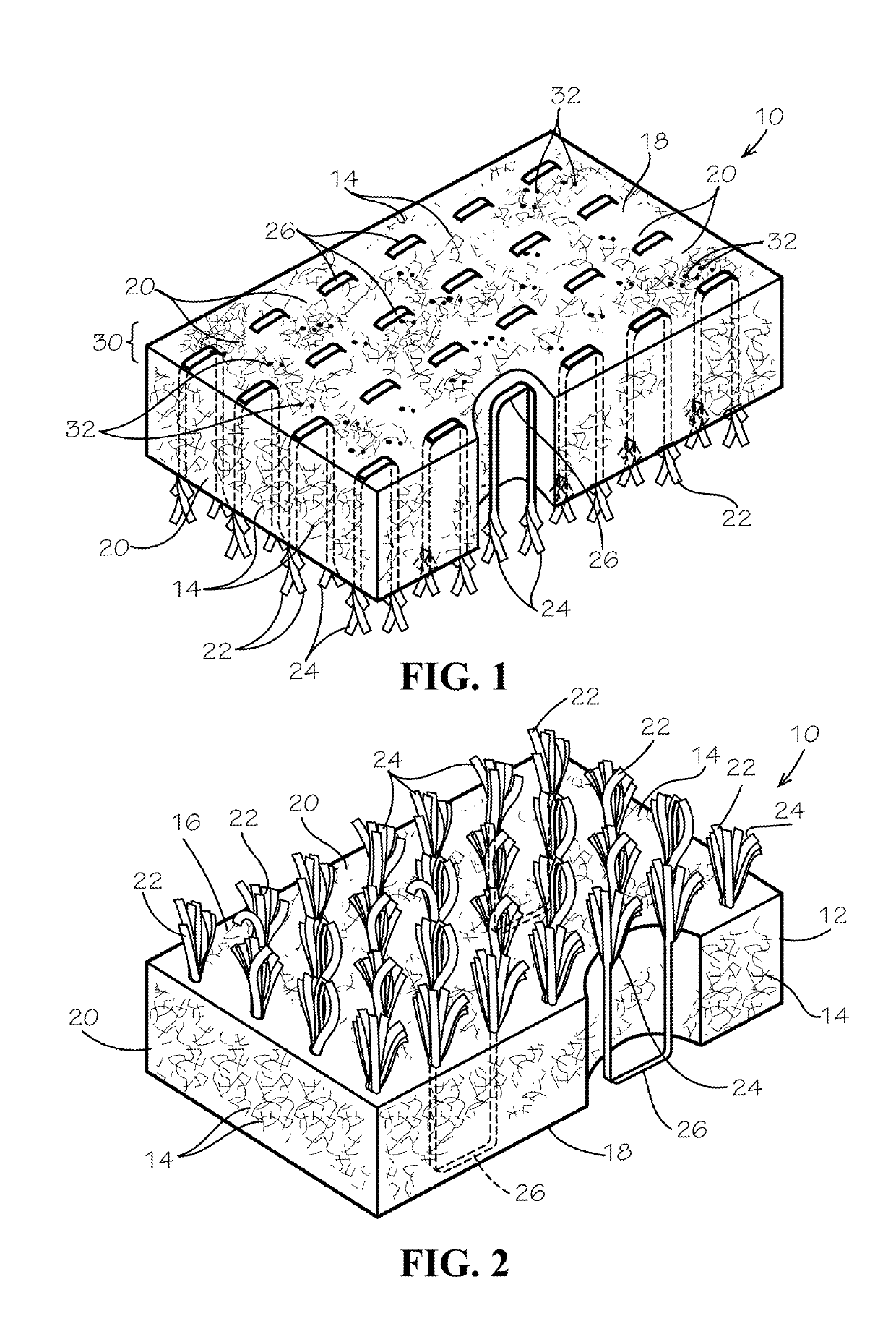 Stabilized water flow control ground cover