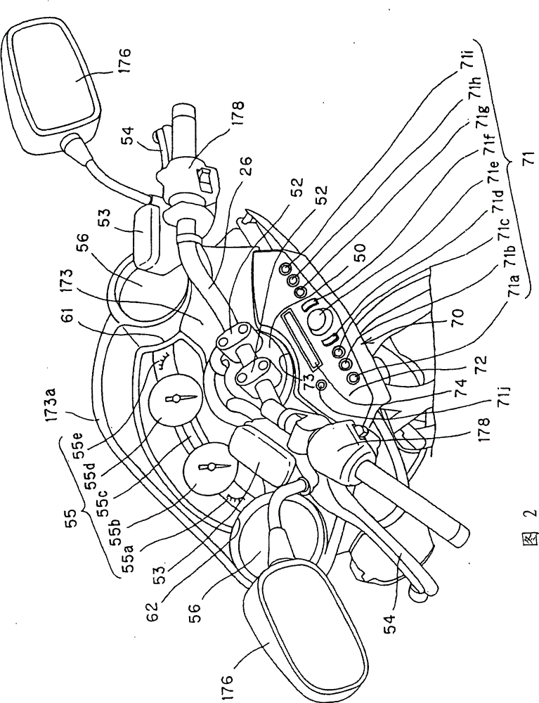 Mounting structure for sound apparatus of two-wheeled vehicle