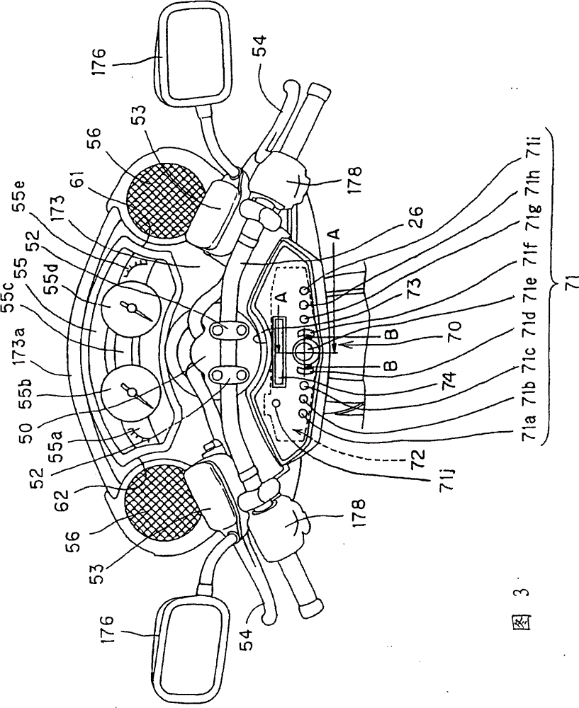 Mounting structure for sound apparatus of two-wheeled vehicle