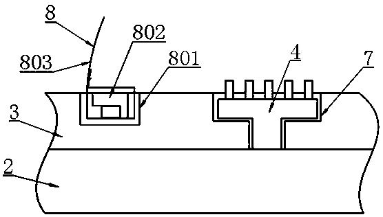 High performance PTFE coated needle felt and preparation method thereof