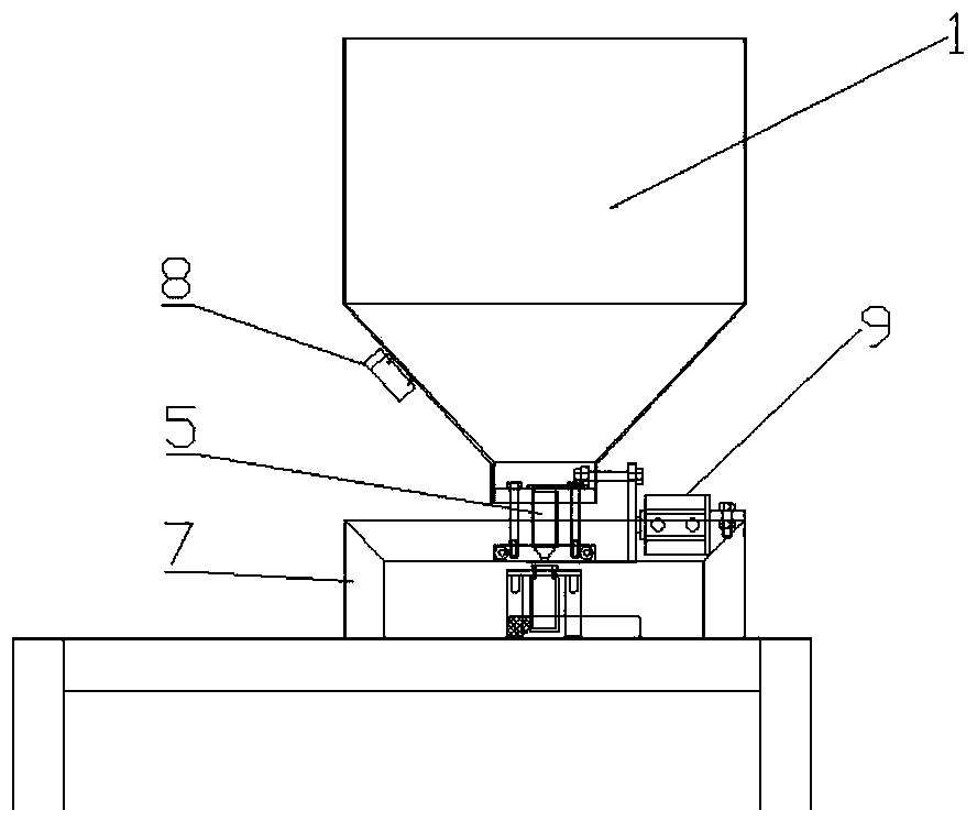 Semi-automatic powder filling machine