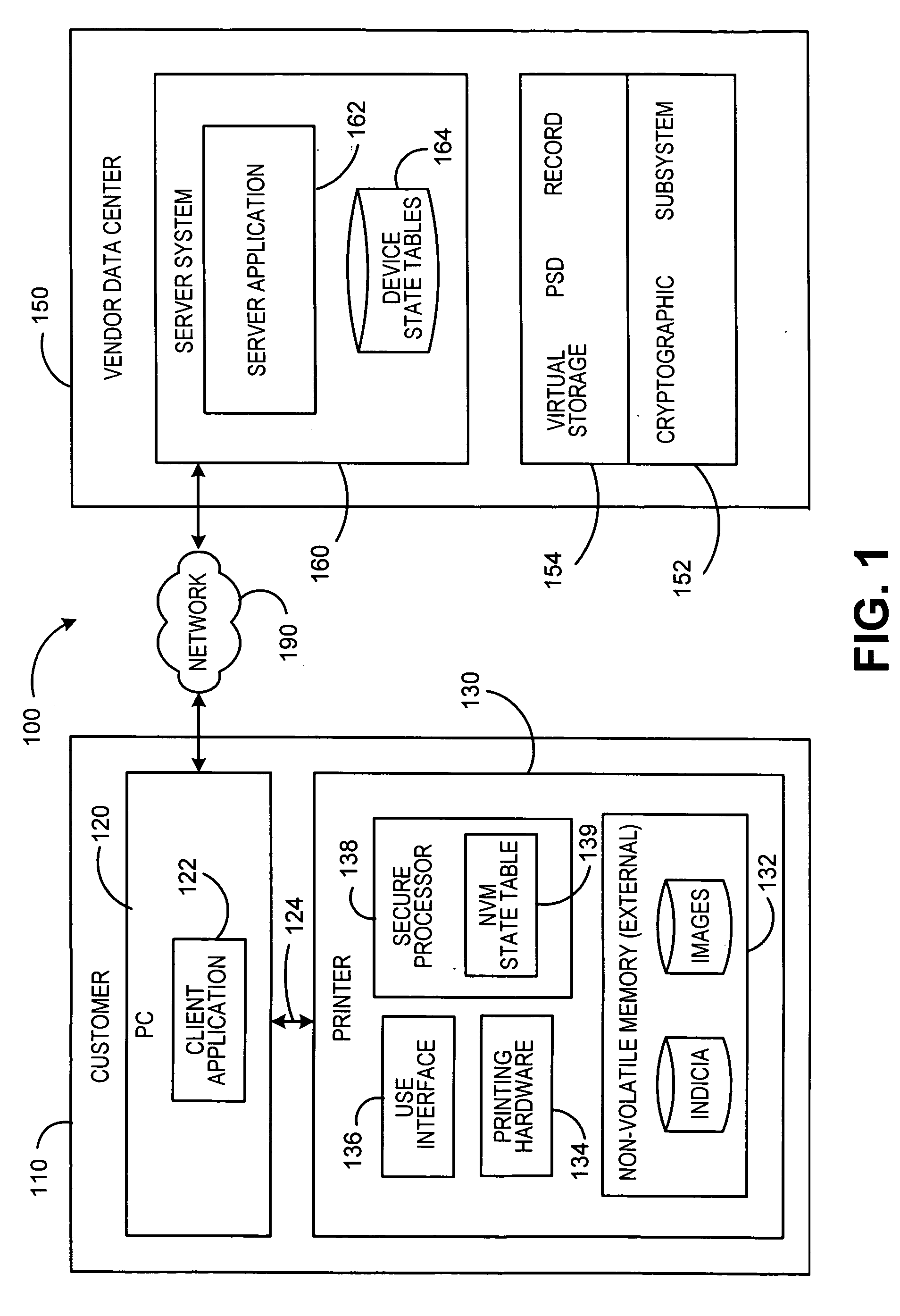 System and method for reliable transfer of virtual stamps