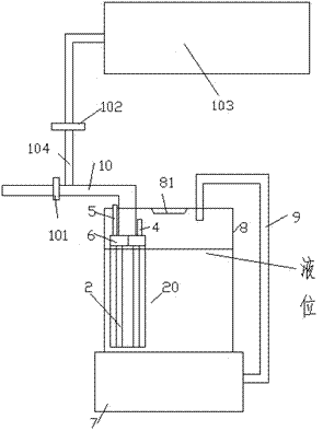 Liquid discharging device provided with ball thrust bearing and liquid storage tank