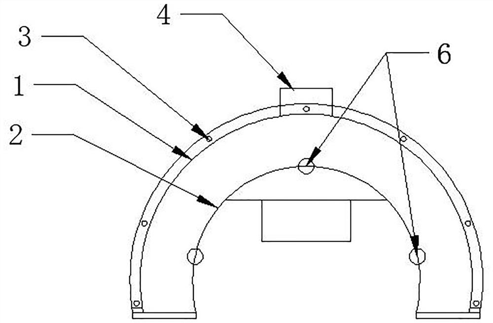 Tunnel secondary lining concrete construction simulation system and simulation method