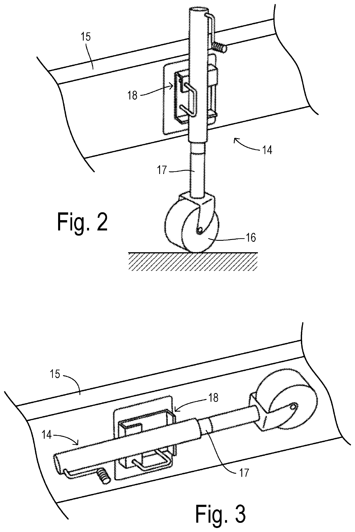 Trailering assist system for trailers with retractable drop leg