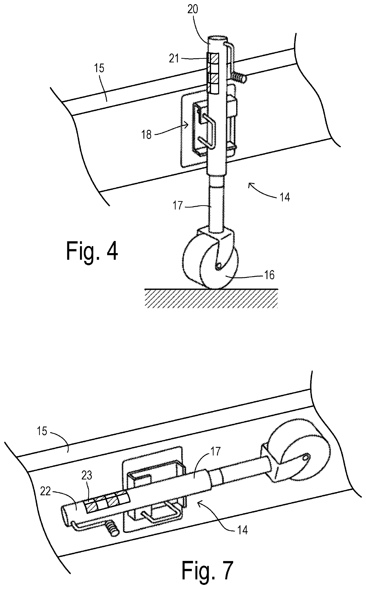 Trailering assist system for trailers with retractable drop leg