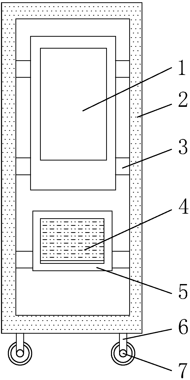 A shared charging treasure rental machine