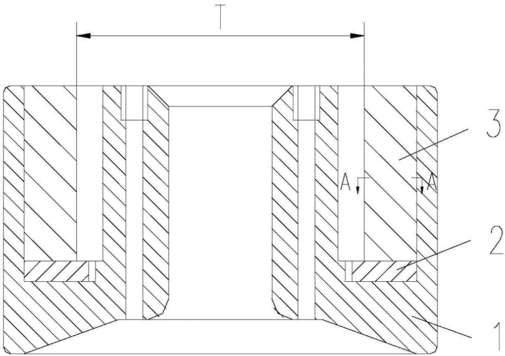 Method for installing magnetic steel in circular hole