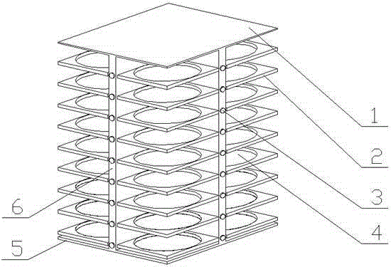 High-efficiency leaf-cooling apparatus used for tea production