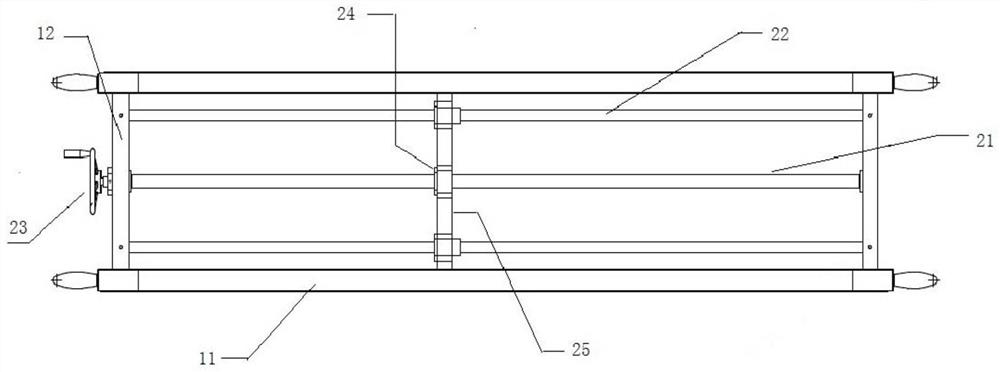 A honeycomb core stretching-impregnation-curing integrated device and its use method