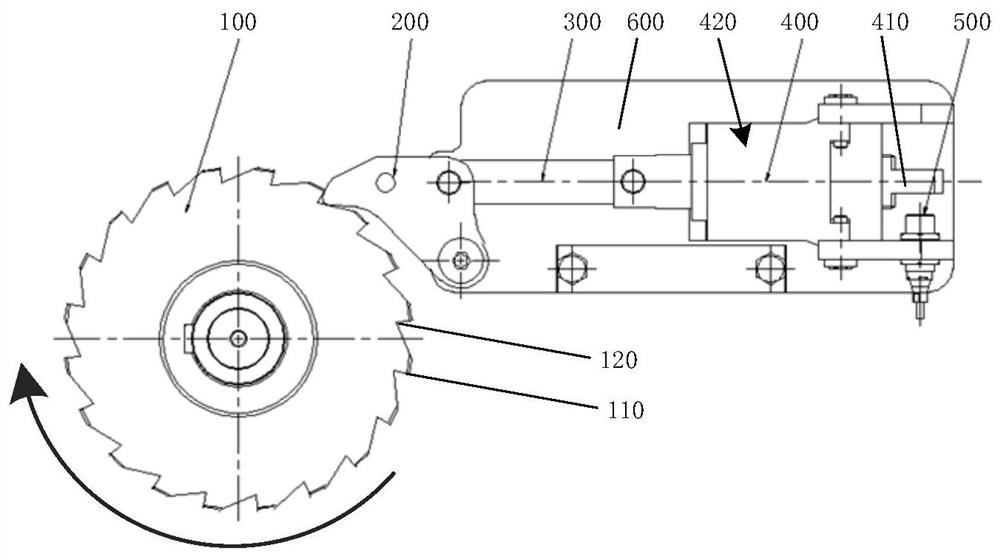 Anti-locking ratchet wheel self-locking mechanism