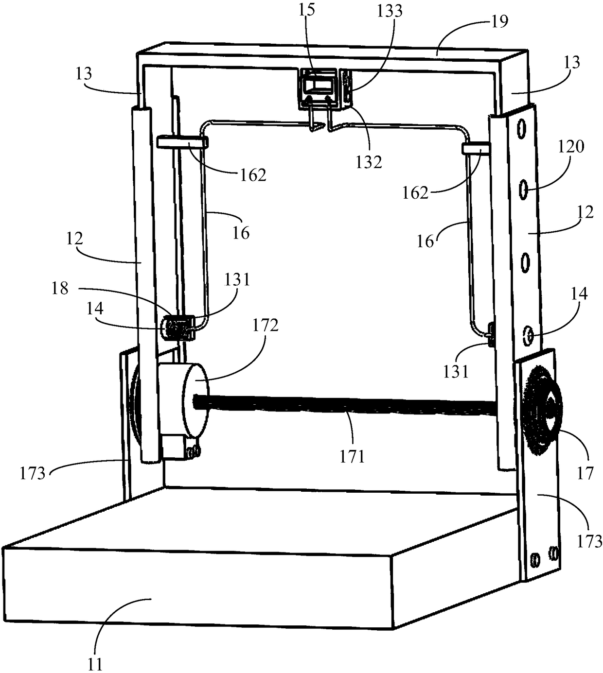 Child safety seat folding mechanism