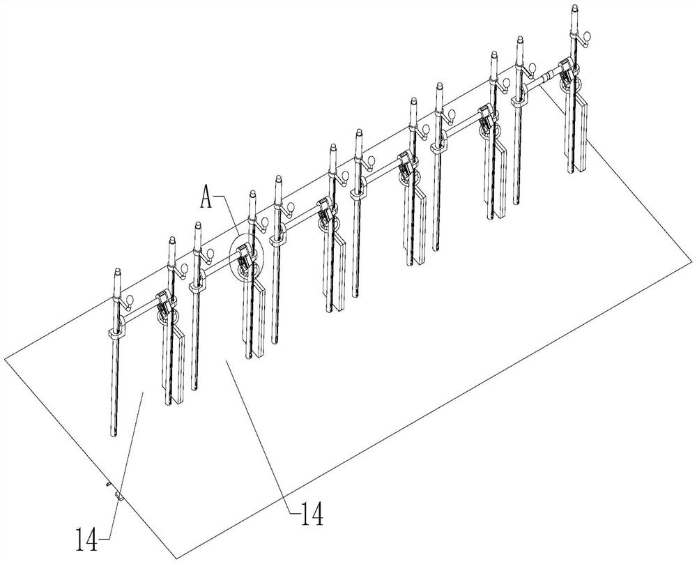 Warm-up training device for national sports