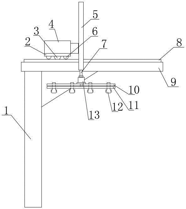 Automatic taking and placing device for barreled drinking water plastic pulling buckle