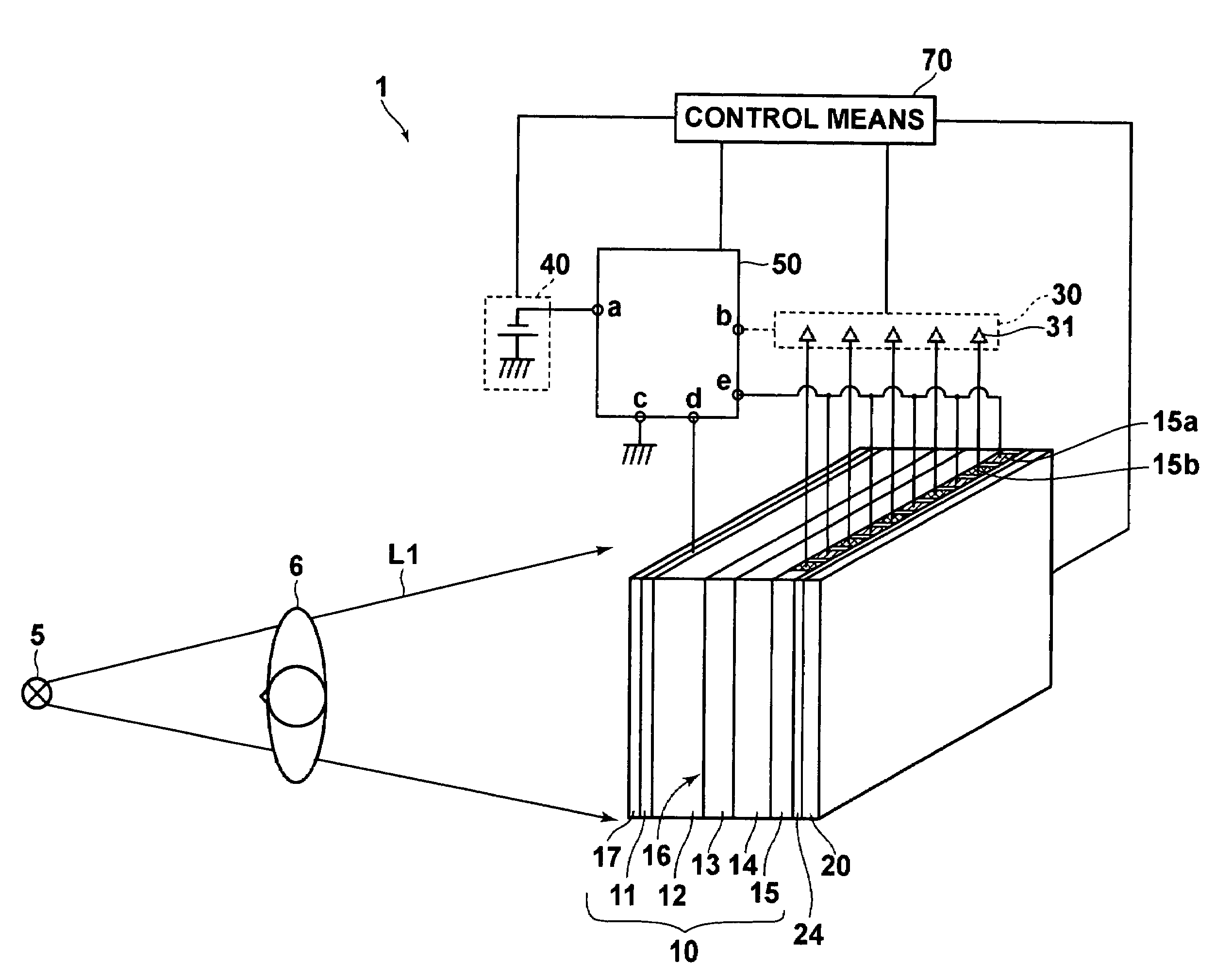 Radiation image detection method and system