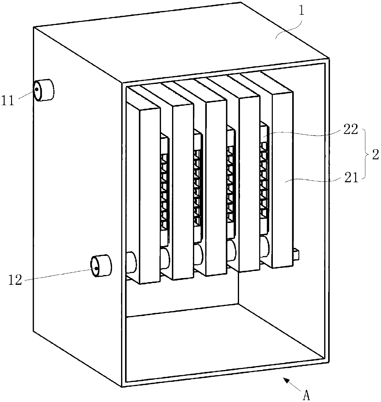 Film evaporation type condenser