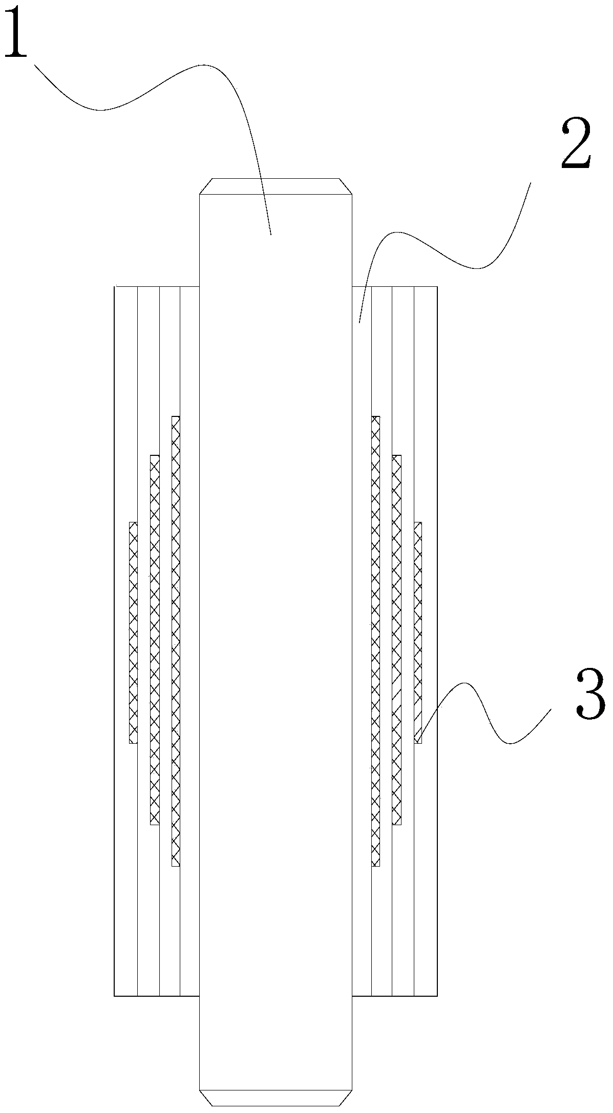 Machining method for high-voltage capacitive dry-type bushing