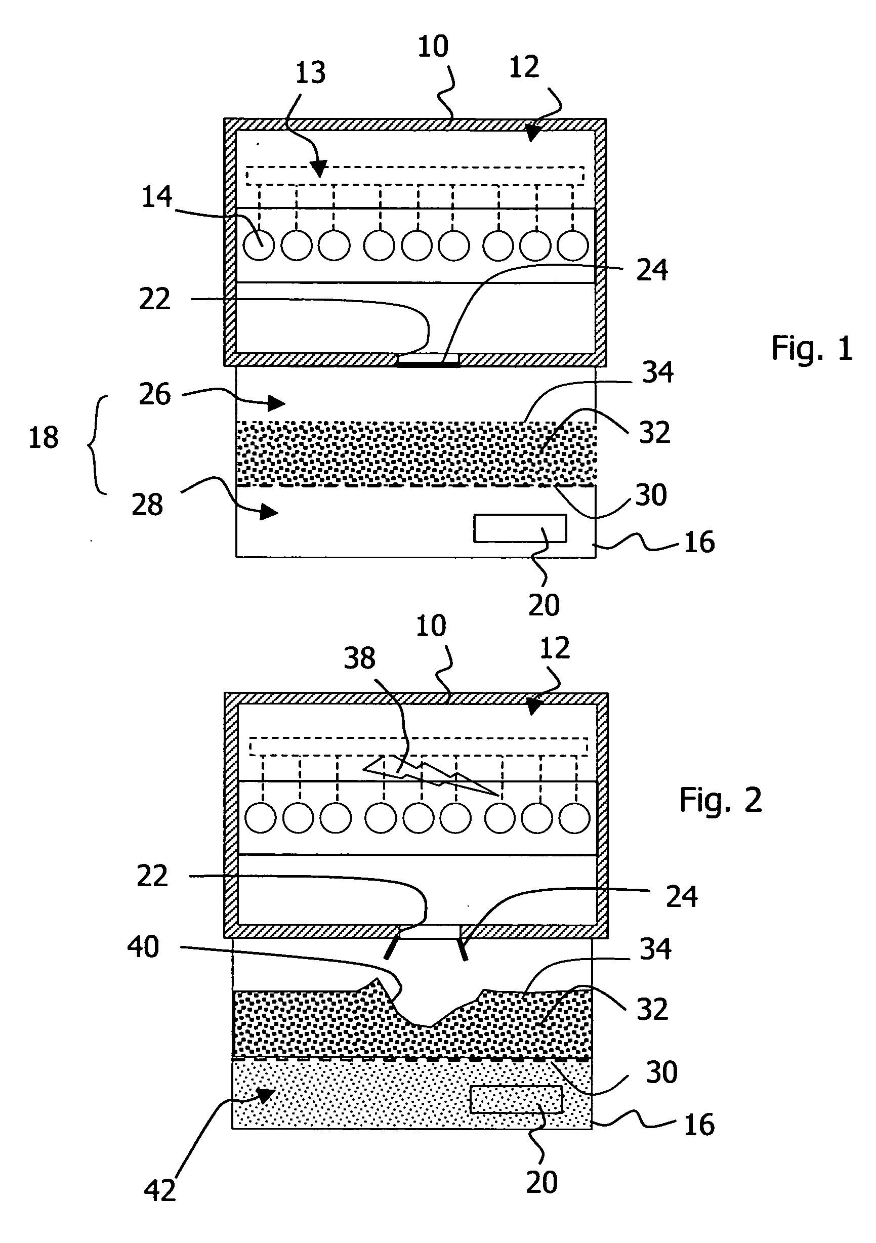 Gas-insulated electrical installation provided with a device for dissipating energy produced by an electric arc