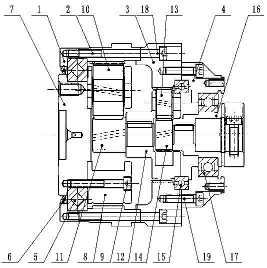 Planetary reducer for DELTA robot
