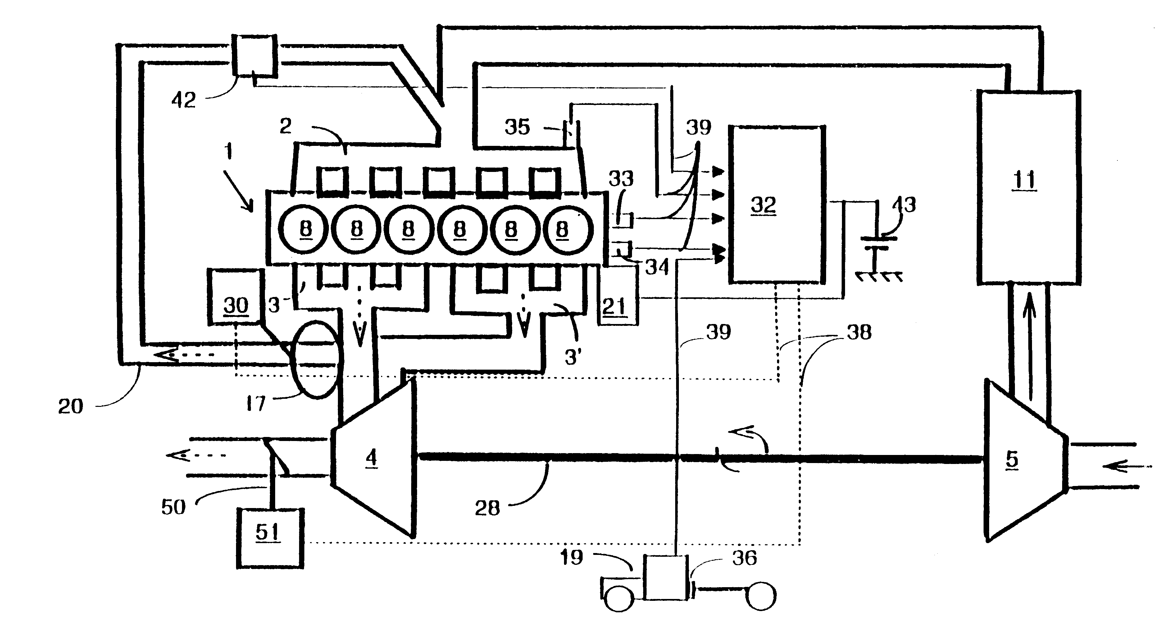 Combustion engine and method of controlling same