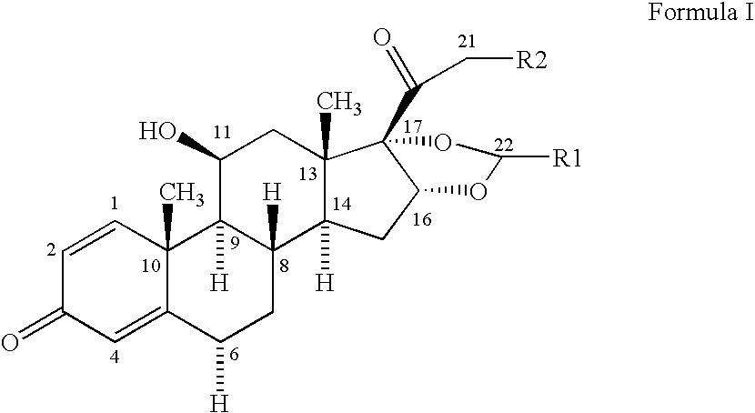 Formoterol and ciclesonide combination